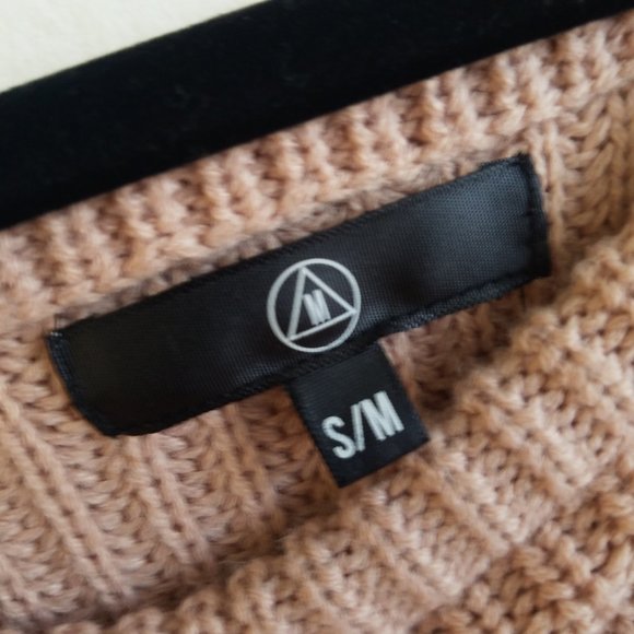 Missguided Blush Pink Scoop Neck Cropped Sweater - Picture 2 of 5